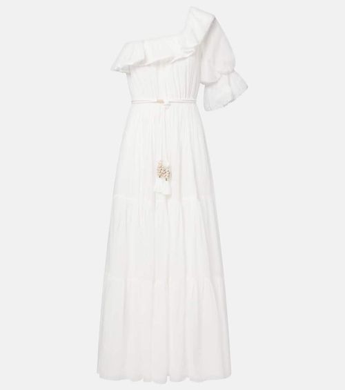 Jay ruffled cotton muslin maxi dress