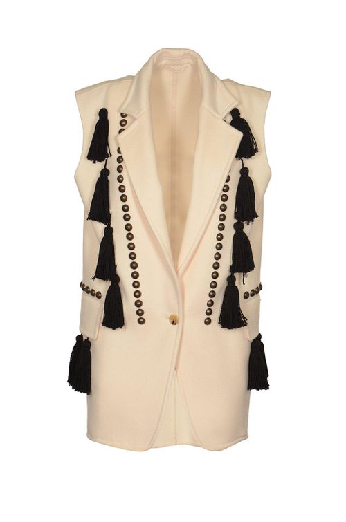 V-neck Sleeveless Coat