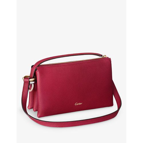 Womens Ruby Trinity Mini Leather Shoulder bag 