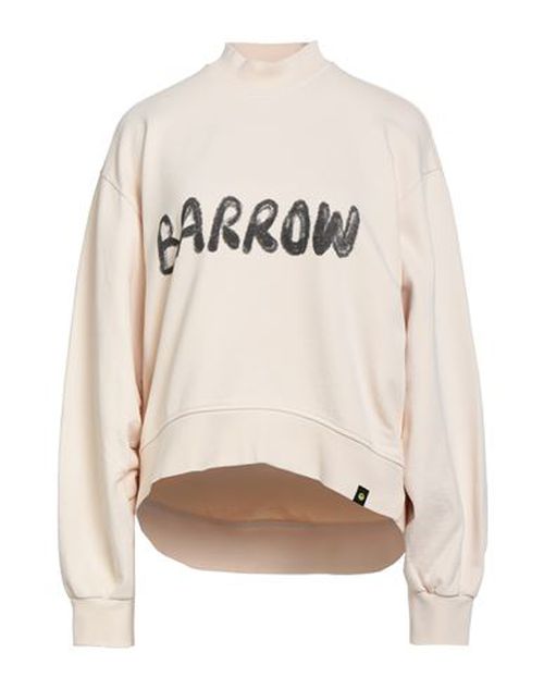 Woman Sweatshirt Ivory Size S Cotton