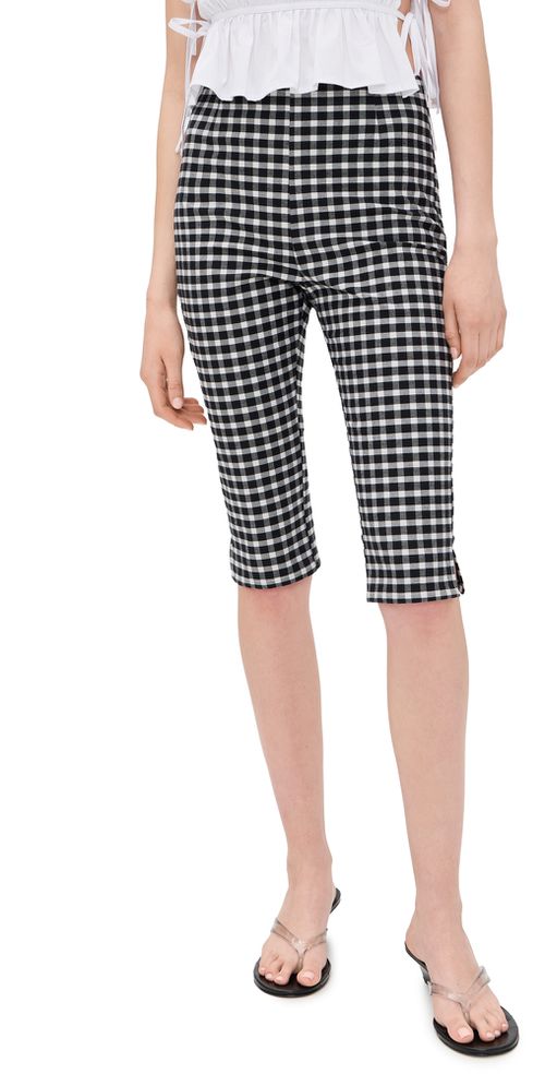 Chiara Capri Pants Black/White