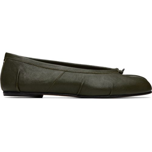 Khaki Tabi Ballerina Flats