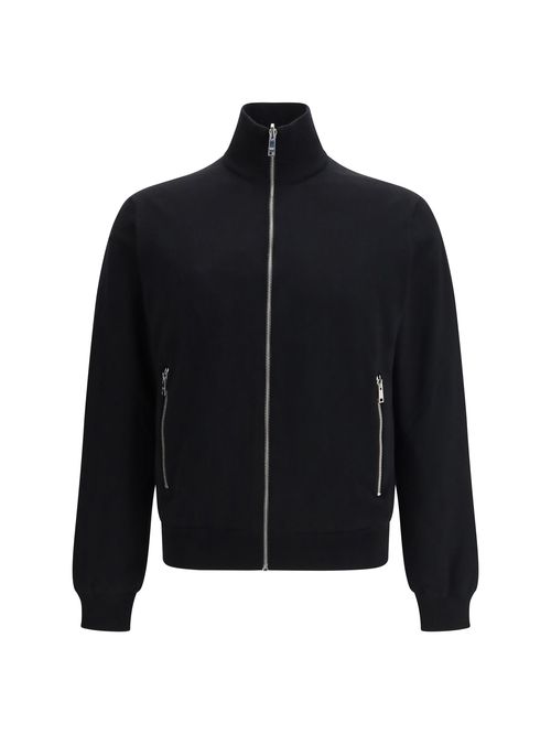 Reversible Wool and Re-Nylon Jacket — Black