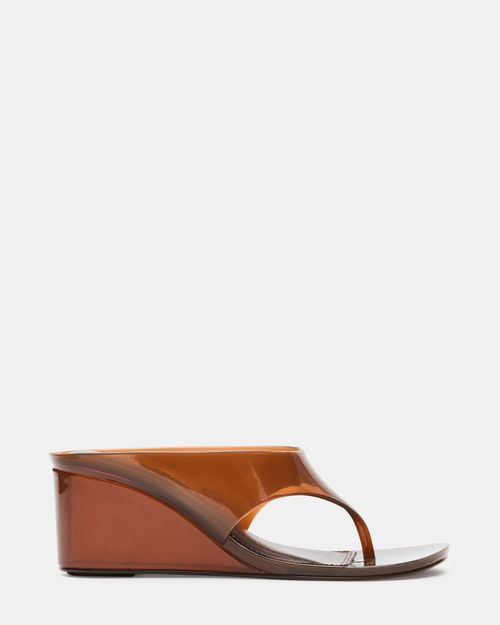 Steve Madden Women's Julissa Thong Sandals - Brown - - Leather