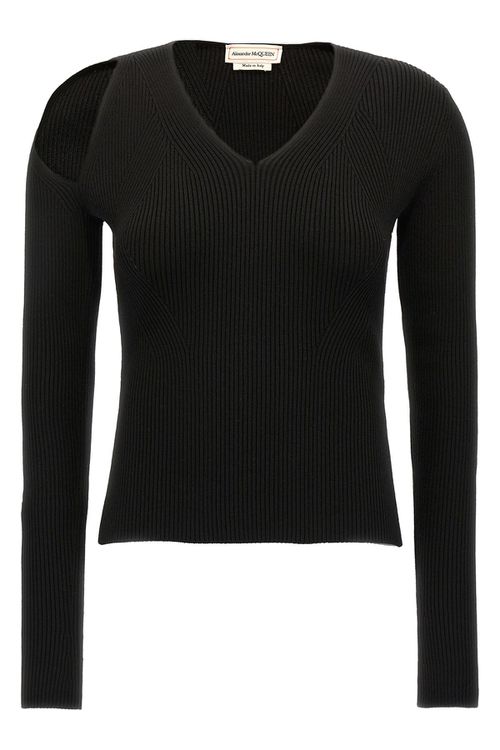 Cut-Out Sweater
