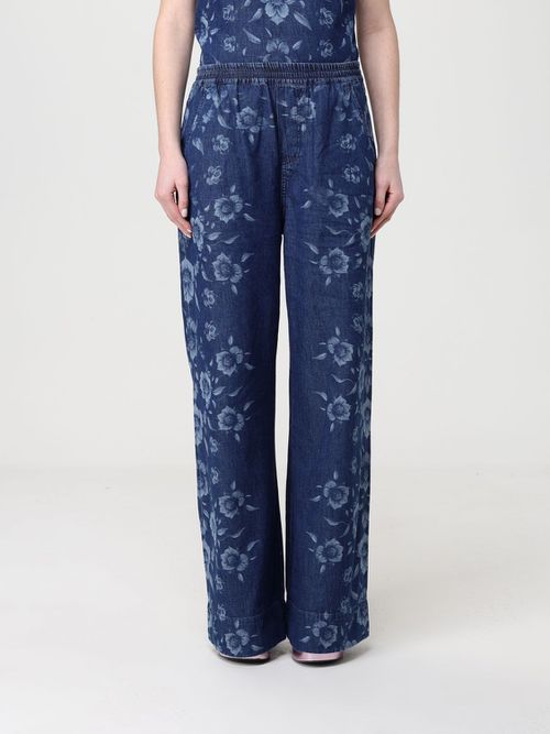 Pants Woman color Blue