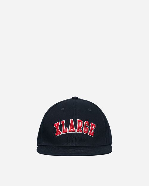Round Logo Snapback Cap Navy