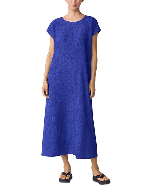 Round Neck Midi Dress