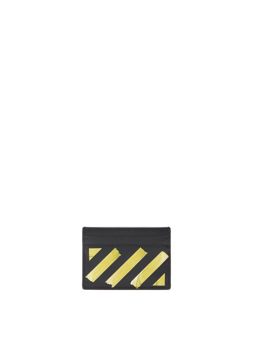 Diagonal Tape Card Case