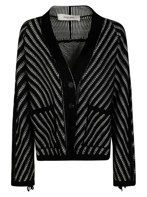 Striped Wool Cardigan