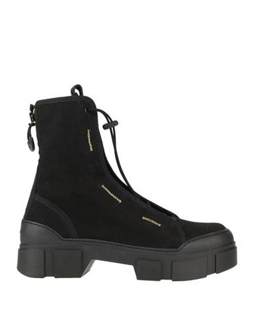 Vic Matiē Woman Ankle boots Black Size 6 Textile fibers, Soft Leather