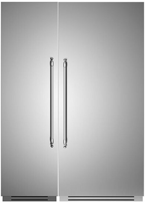 Bertazzoni Heritage Side-by-Side Column Set with 36" Refrigerator and 24" Freezer in Stainless Steel BERTREFFRHER