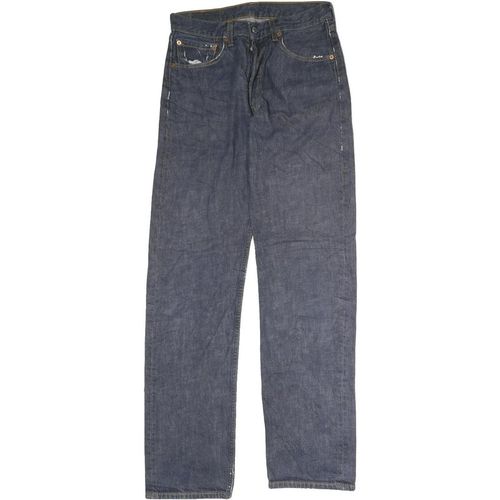 LEVI'S 501 Mens Jeans Blue Regular Straight Denim Dark W31 L34 Classic Zip Fly