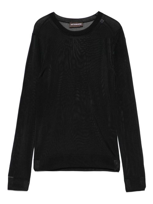 Crew-neck sweatshirt - Black