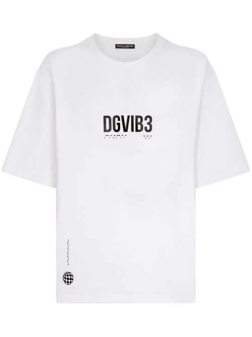 Logo-print cotton T-shirt - White