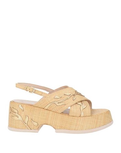 Woman Sandals Sand Size 10 Natural raffia
