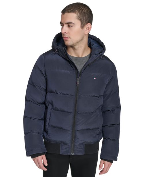 Men's Ribstop Snorkle Hooded Jacket - Navy
