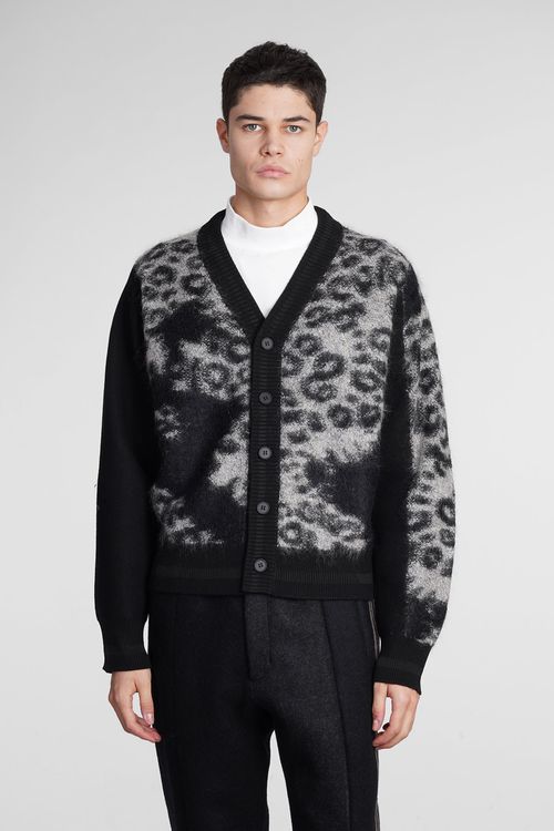 Cardigan In Black Wool