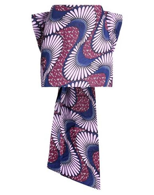 Woman Mini skirt Purple Size M Cotton