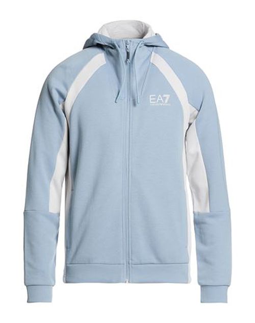 Man Sweatshirt Light blue Size XXS Cotton, Polyester