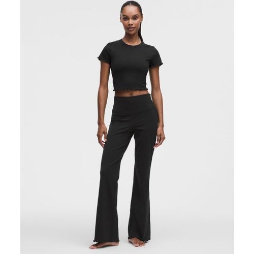 Lululemon – Women's Align High-Rise Lettuce-Hem Flared Pants – Color Black