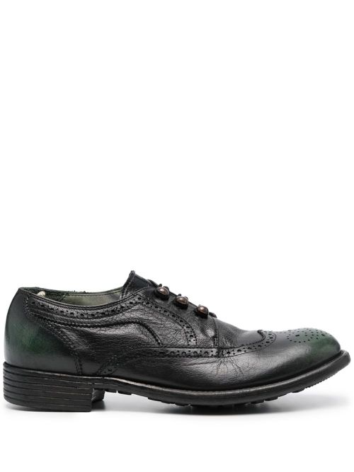 Calixte 035 perforated leather oxfords - Black
