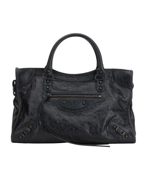 Balenciaga Le City Medium Leather Handbag