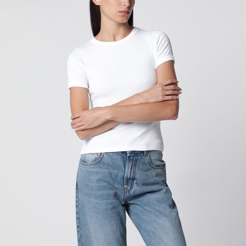 Flore Flore White Car Tee Organic Cotton T-Shirt