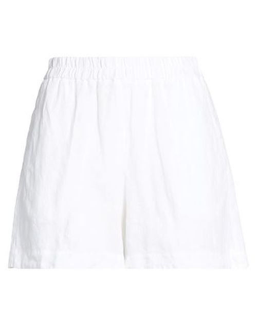 Woman Shorts & Bermuda Shorts White Size 6 Linen