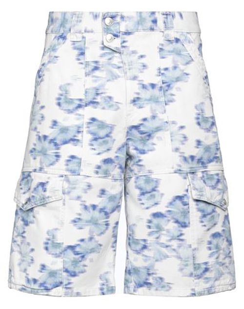 Man Denim shorts White