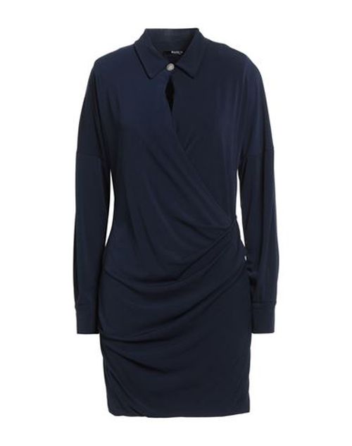 Woman Mini dress Midnight blue Size M Polyester, Elastane