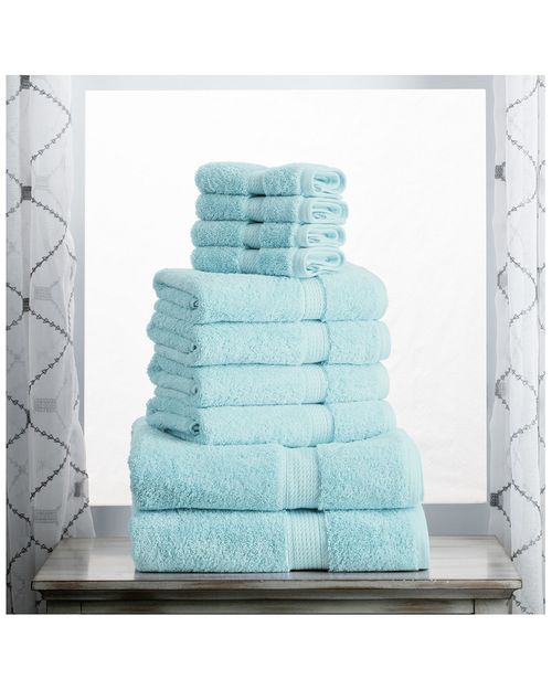 Highly Absorbent 10pc Ultra Plush Egyptian Cotton Towel Set