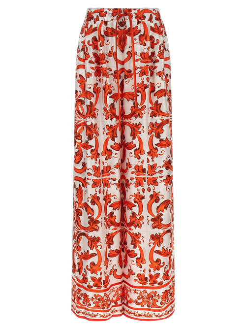 Maiolica Trousers — Orange