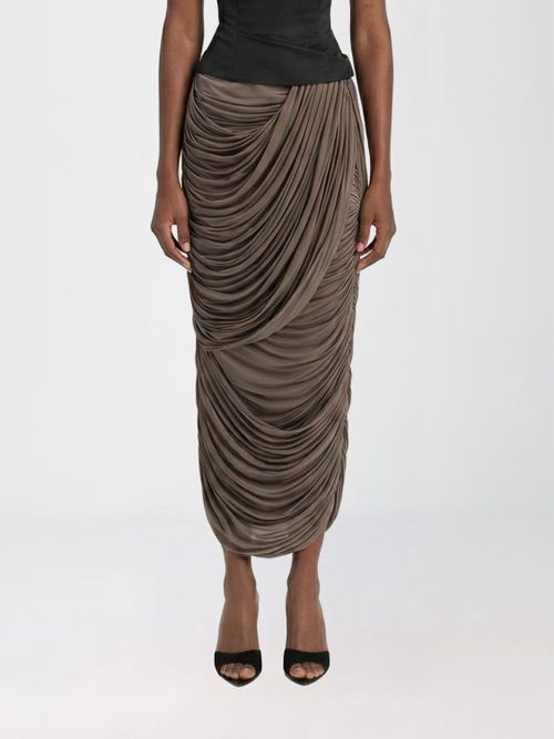 Skirt Woman color Brown
