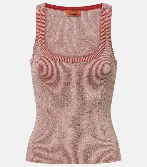 Lamé tank top