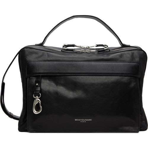 Black Leather Crossbody Bag