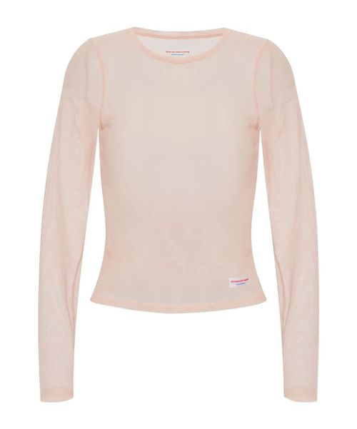 Semi-sheer lingerie top