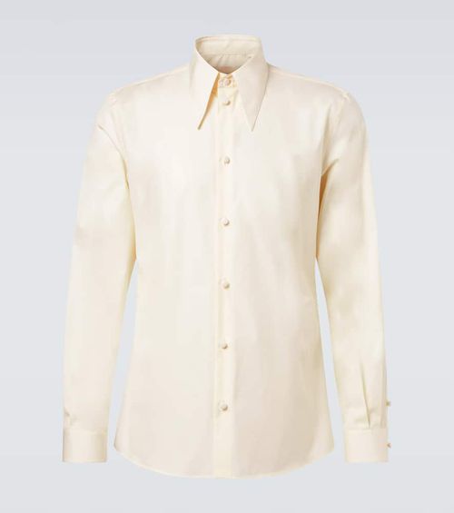 Cotton poplin shirt