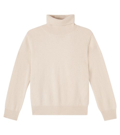 Virgin wool turtleneck sweater