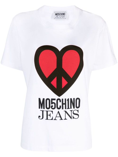 Logo-print cotton T-shirt - White