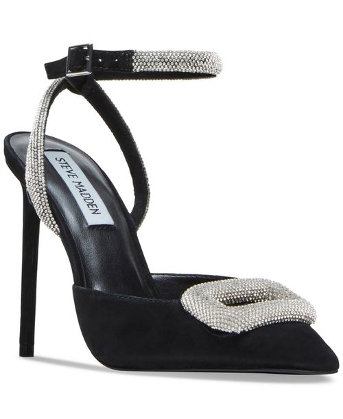 Women's Vienna Two-Piece Pointed-Toe Pumps - Black