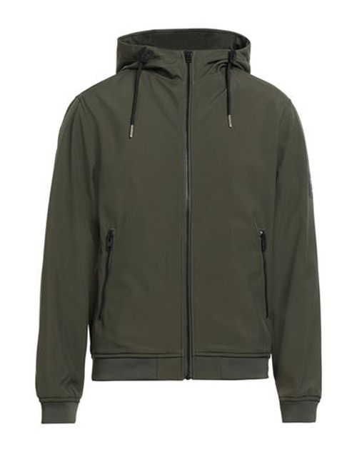 Man Jacket Military green Size L Polyester