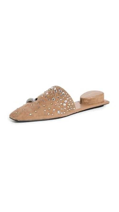 Tory Burch Women's Pierced Crystal Mules