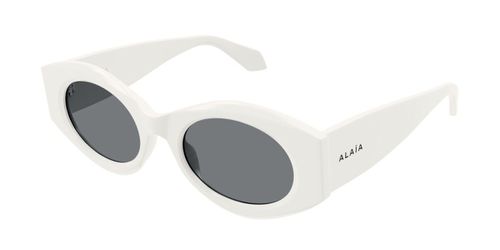 Azzedine Alaia AA0080S 003 Women's Sunglasses White Size 52
