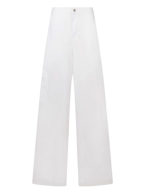 LIU JO flared trousers - White