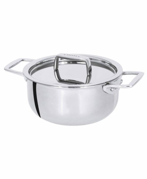 Castel Pro Mini 0.5-Quart Stainless Steel Stewpan With Lid