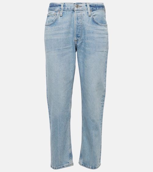 Isla low-rise straight jeans