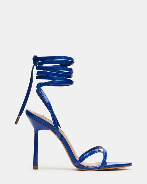 Steve Madden Women's Neri Lace-Up Heels - Cobalt - - Synthetic