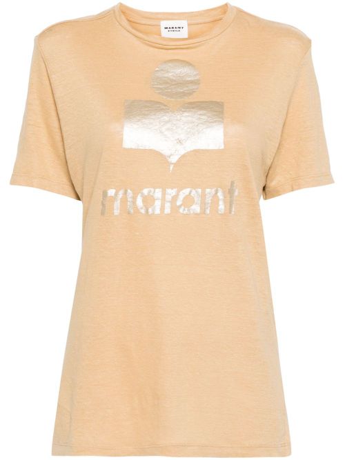 Zewel logo-print T-shirt - Neutrals