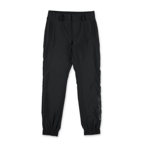 Pantaloni Eleganti Neri In Misto Lana Bambino